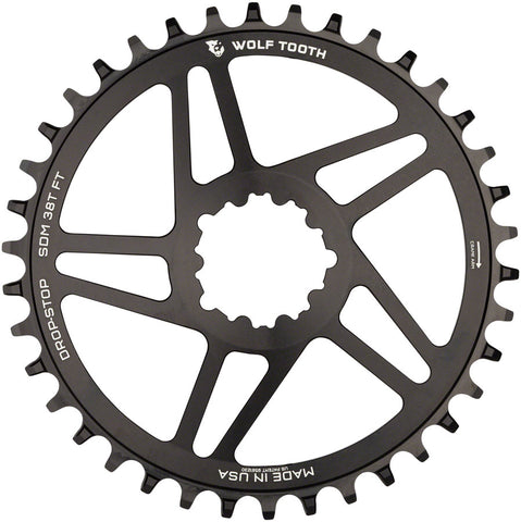 Wolf Tooth Direct Mount Chainring 38t SRAM Direct Mount For SRAM 3Bolt