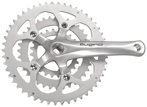 Sugino XD600 Crankset 175mm 8/9Speed 46/36/26t 110 BCD Square Taper