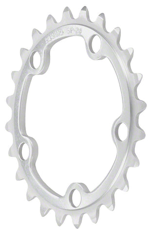 Sugino 26t x 74mm 5Bolt Chainring Anodized Silver