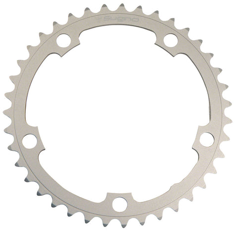 Sugino 42t x 130mm 5Bolt Chainring Anodized Silver