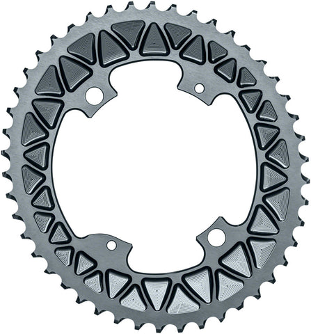 absoluteBLACK Premium Sub-Compact Oval 110 BCD Road Outer Chainring - 46t