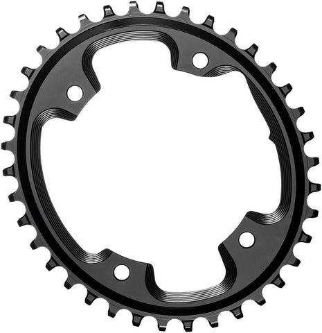 absoluteBLACK Oval 110 BCD CX Chainring - 38t 110 Shimano Asymmetric BCD