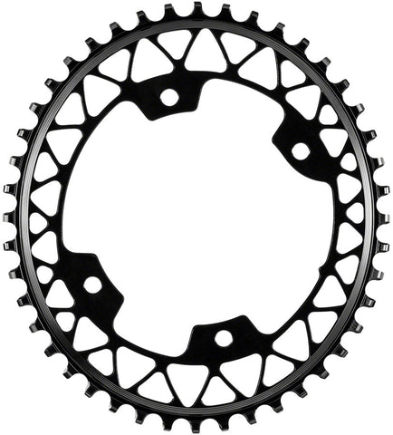 absoluteBLACK Oval 110 BCD Gravel Chainring - 44t 110 Shimano Asymmetric