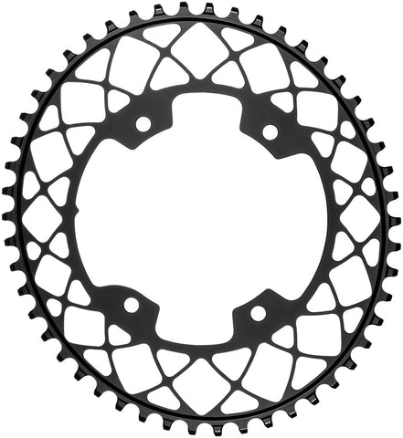 absoluteBlack Oval 110 BCD Gravel Chainring 48t 110 Shimano Asymmetric