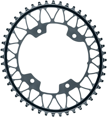 absoluteBLACK Oval 110 BCD Gravel Chainring - 48t 110 Shimano Asymmetric