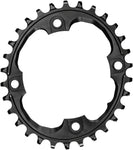 absoluteBlack Oval 94 BCD Chainring 30t 94 BCD 4Bolt NarrowWide Black