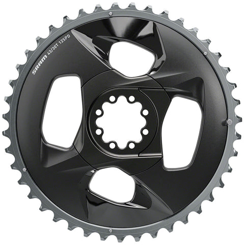 SRAM Force Wide 2x12 Speed Outer Chainring 43t 94 BCD 4Bolt Polar Grey