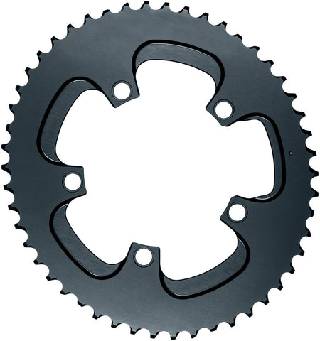 absoluteBlack Silver Series Oval 110 BCD Outer Chainring 50t 110 BCD 5Bolt