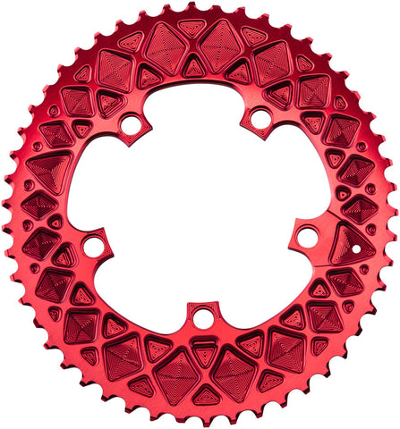 absoluteBLACK Premium Oval 110 BCD Road Outer Chainring for SRAM - 50t 110