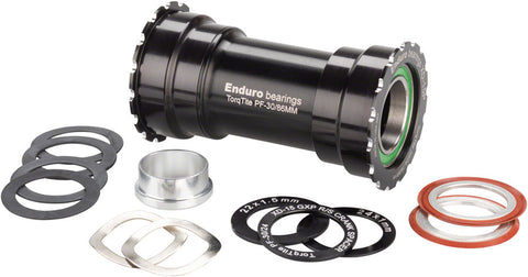 Enduro TorqTite Bottom Bracket 386 EVO to 24mm XD15 Pro Angular Contact