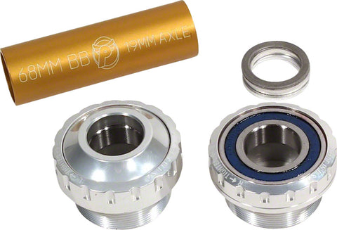 Profile Racing Outboard Bearing Bottom Bracket Silver (no Spindle)