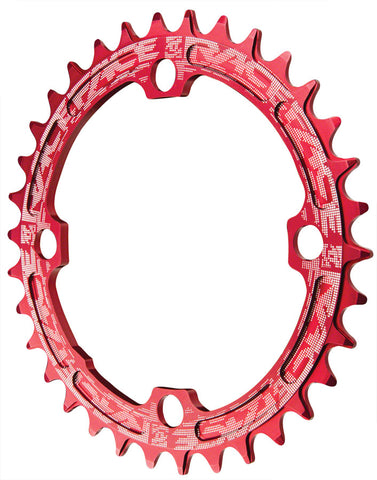 RaceFace Narrow Wide Chainring 104mm BCD 38t Red