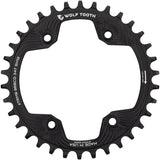 Wolf Tooth 96 BCD Chainring - 34t 96 Asymmetric BCD 4-Bolt For Shimano