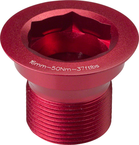 RaceFace CINCH Bolt with Washer 18mm XC/AM Red