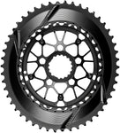 absoluteBlack SpideRing Oval Direct Mount Chainring Set 50/34t Cannondale