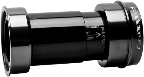 CeramicSpeed PF30A Road Bottom Bracket DUB Road Spindle Black