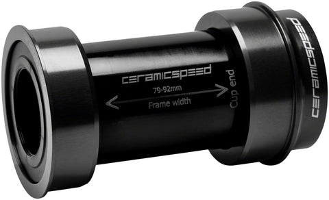 CeramicSpeed BBright Road Bottom Bracket DUB Road Spindle Black