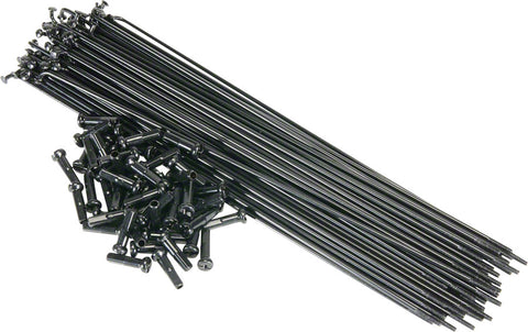 Salt PG Spokes 184mm 40 Pieces Black