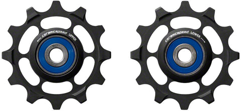 CeramicSpeed SRAM 1x11 Pulley Wheels for SRAM 1x11 systems Alloy Black