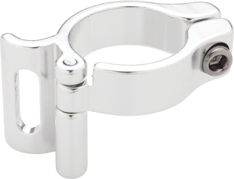 Problem Solvers Brazeon Adaptor Clamp 28.6mm Slotted Silver