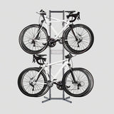 Delta 4-Bike Free Standing Rack With Basket