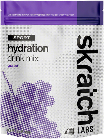 Skratch Labs Sport Hydration Drink Mix - Grape 20-Serving Resealable Pouch