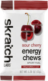 Skratch Labs Sport Energy Chews Caffeinated Sour Cherry Box of 10