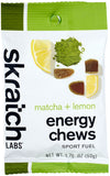 Skratch Labs Sport Energy Chews Matcha Green Tea and Lemon Box of 10