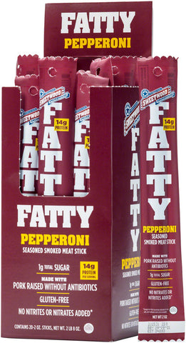 Sweetwood Cattle Co. FATTY Smoked Meat Stick: Pepperoni 2oz ea Box of 20