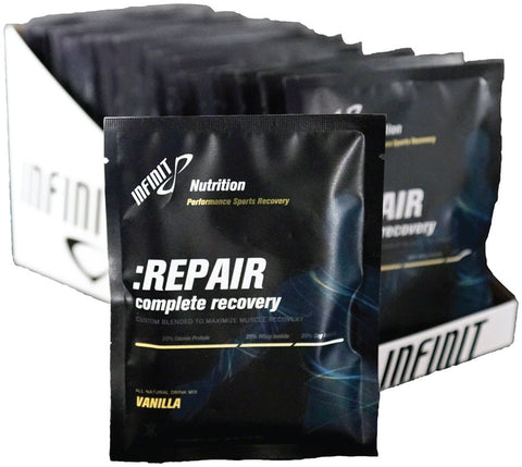 Infinit Nutrition Repair Recovery Drink Mix - Vanilla 20 Single Serving Packets