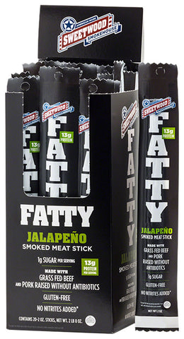 Sweetwood Cattle Co. Fatty Beef Stick Jalapeno Box of 20