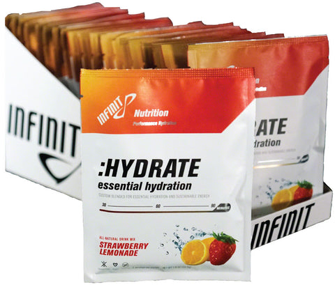 Infinit Nutrition Hydrate Drink Mix Strawberry Lemonade 20 Single Serving