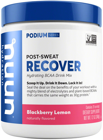 Nuun Recover Hydration Drink Mix Blackberry Lemon 20 Serving Canister