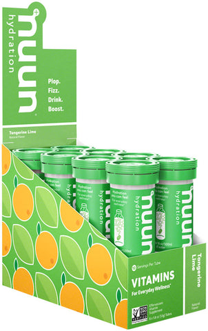 Nuun Vitamins Hydration Tablets Tangerine Lime Box of 8