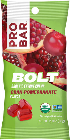 ProBar Bolt Chews CranPomegranate Box of 12