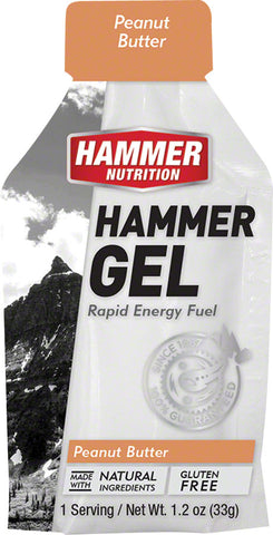 Hammer Gel Peanut Butter 24 Single Serving Packets