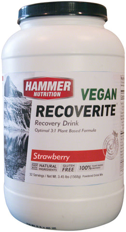 Hammer Vegan Recoverite Drink Mix Strawberry 32 Servings