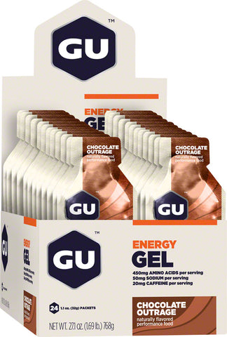 GU Energy Gel Chocolate Box of 24