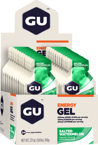 GU Energy Gel Salted Watermelon Box of 24