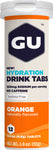 GU Hydration Drink Tabs Orange Box of 8 Tubes