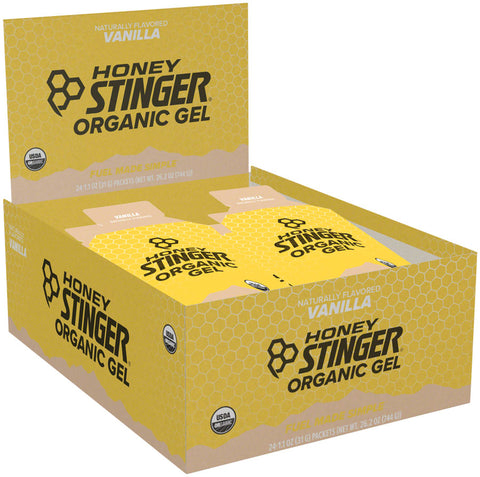Honey Stinger Organic Energy Gel Vanilla Box of 24