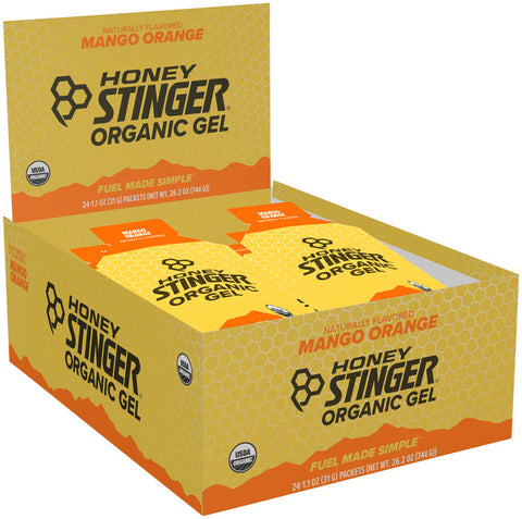 Honey Stinger Organic Energy Gel MangoOrange Box of 24