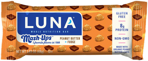 Clif Luna Bar Peanut Butter+Fudge Box of 15