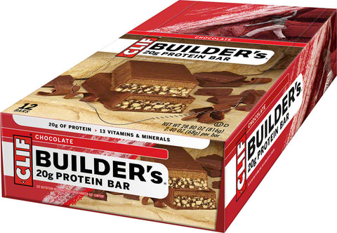 Clif Builder's Bar Chocolate Box of 12