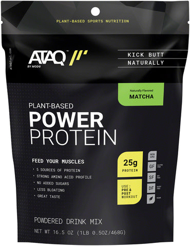 ATAQ by MODe Plant Based Protein Mix Matcha Green Tea 14 Serving