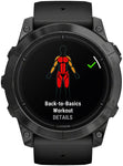 Garmin Fenix Epix Pro (Gen 2), 51mm, Glass, Slate Gray Steel, Black