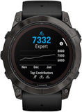 Garmin Fenix 7X Pro Sapphire Solar, Carbon Gray DLC Titanium w/Black Band