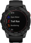 Garmin Fenix 7 Solar GPS Smartwatch - 47mm, Slate Gray Case, Black Band