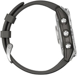 Garmin Fenix 7 GPS Smartwatch - 47mm, Silver Case, Graphite Band 
