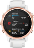 Garmin Fenix 6S Pro GPS Watch Rose Gold/White